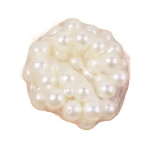 Popping Beads Squishy Fidget Toy - Pearl Bead String Rattle Ball, Cute Aesthetic Creative Stress Relief Squeeze Toy, Squishies for Anxiety Relief, Fidgets