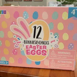 36Pcs/12Pcs 2.35in Animal Plush Toys /36 Pcs 2.35in Stress Relief Toys Prefilled Easter Eggs for Easter Egg Hunt/12Pcs 3.7in Colorful Wind-Up Toy with Easter Eggs/48Pcs/100Pcs Prefilled Easter Eggs Kids Outdoor Play Valentine's Day Gifts for Kids