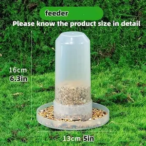 Automatic Bird Feeder & Water Dispenser, Bird Feeder for Parrots, Chickens, Pigeons, Convenient & Hygienic Feeding Solution, Bird Feeder Station
