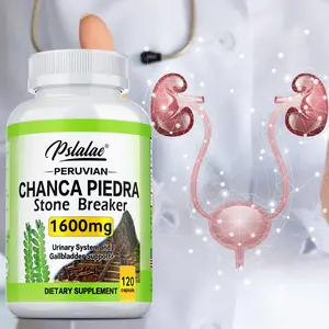 Pslalae - Peruvian CHANCA PIEDRA Stone Crusher, Premium Quality, Corn & Gluten Free, 2 Capsules Per Serving