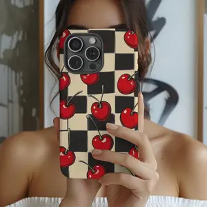 Cherry iPhone Case, Cherry iPhone Case, Coquette Cherry iPhone Case for iPhone 16 Pro Max, 15 Plus, 14, 13, 12, 11, XS