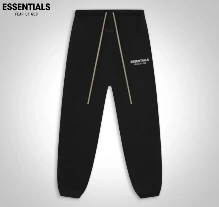 Fear of God Essentials FW24 Fleece Sweatpants Men's Relaxed Fit Jogger Pants Drawstring Elastic Waist Casual Streetwear