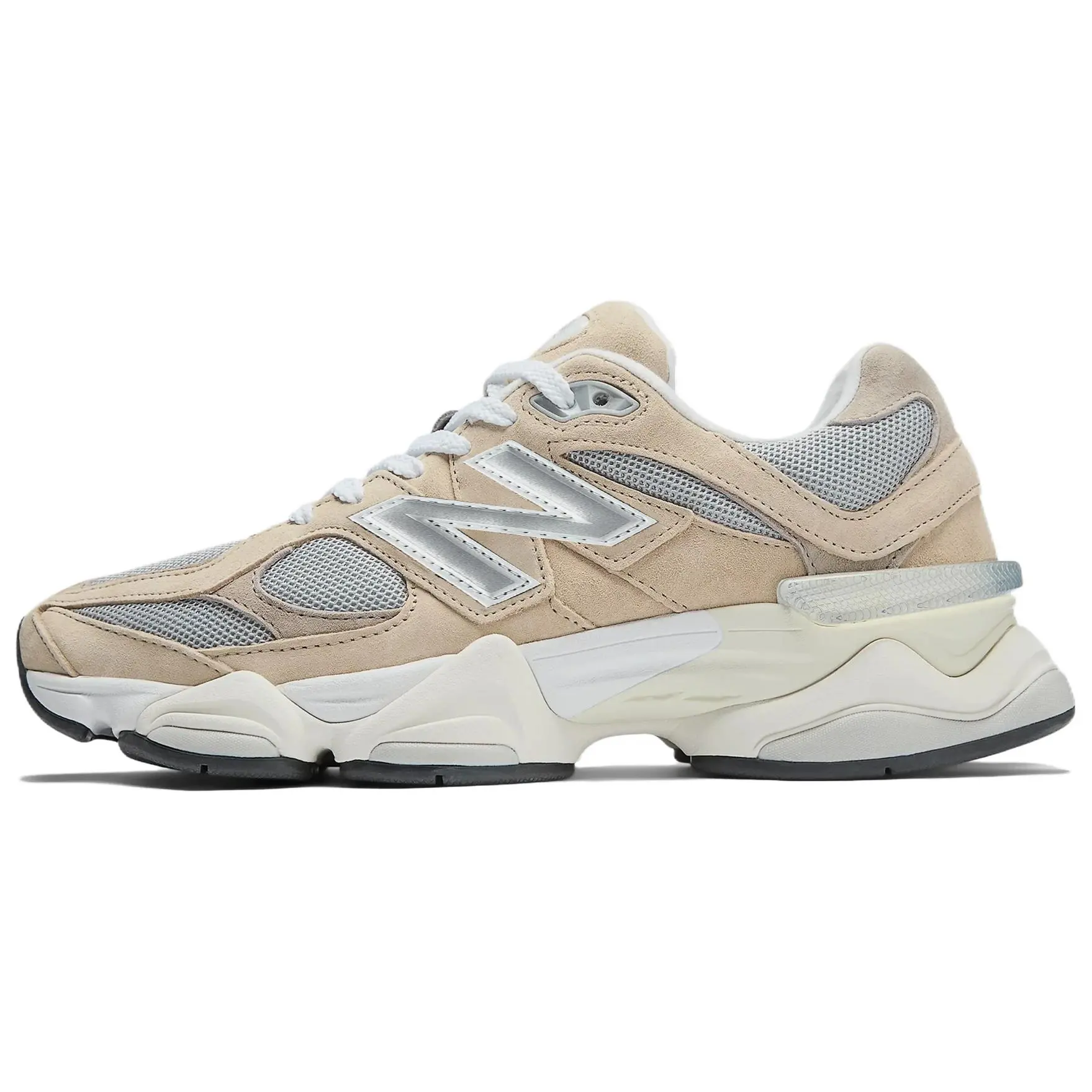 New Balance 9060 'Incense Raincloud Arid Stone' Sports Sneakers, Lightweight, Breathable, with Comfortable Cushioning & Durable Outsole, Ideal for Casual Outings, Running, Daily Wear, Male, Modern, Lightweight Sole, Narrow Fit, True-To-Size, Short Runs