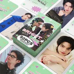 New stock 92-piece set of small card BRIGHTWIN Thai star photo cards celebrity stickers 3-inch photo LOMO HD Printd Photocards