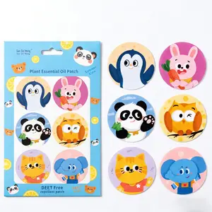 216Pcs | DEET-Free Natural Essential Oil Formula | Cute Animal Designs | Stick on Clothes & Backpacks | Safe Insect Protection for Children Outdoors
