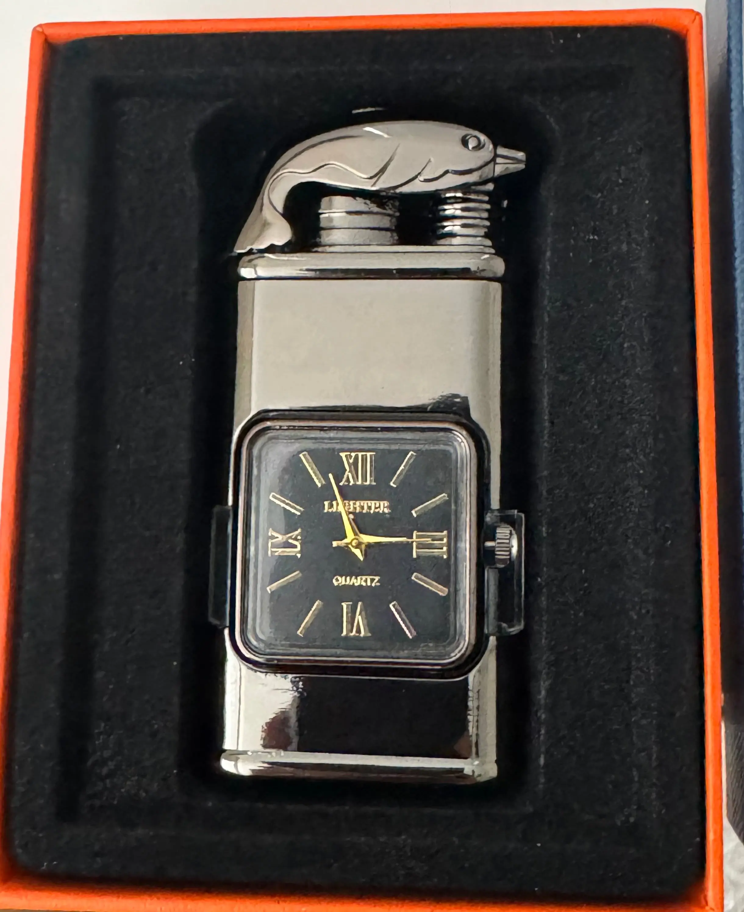 Custom Dual Watch & Lighter "Dolphin"