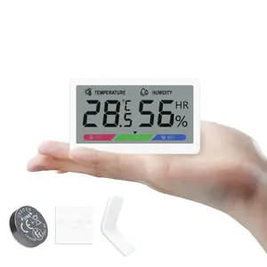 Digital Hygrometer Indoor Thermometer: High Accuracy Room Humidity  with LCD Display & Comfort  for
