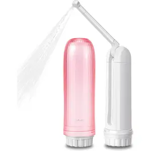 Portable Bidet - Mini Foldable Handheld Personal Travel Bidet with 2 Pressure Options Electric Sprayer Toilet for Personal Hygiene Cleaning/Soothing Postpartum Care/Perineal & Hemmoroid Treatment