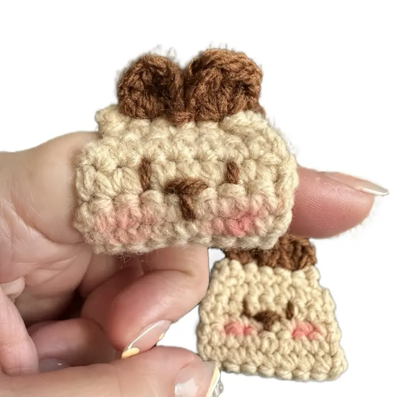 Handmade Crochet Knit Products Stickers and Buttons for Craft Projects and Decor