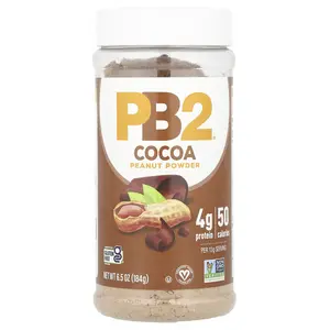 PB2 Foods Peanut Powder, Cocoa, 6.5 oz (184 g) PB2 Foods Peanut Powder, Cocoa, 6.5 oz (184 g)