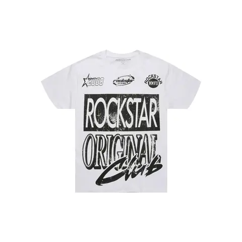 Rylok White/Black Oversized Graphic T-Shirt