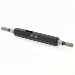 SPI Plug Thread Gage: M4x0.7 Thread, 6H Class, Double End, Go & No Go Handle Included 37-185-6