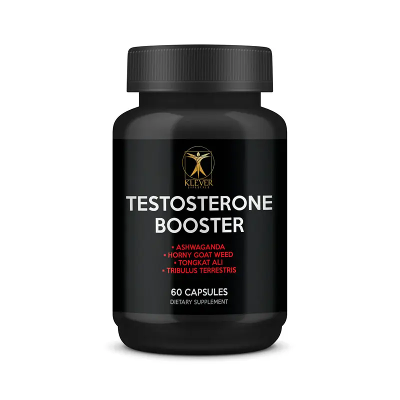 Klever Lifestyle Energy Booster 60 Capsules Natural Energy Supplement with Ashwagandha & Horny Goat for Men's Performance and Mental Health Support