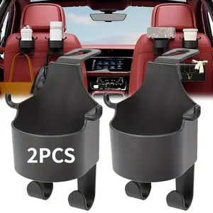 2pcs Car hook storage box, seat back, beverage cup holder storage, Car Cup Holders, Car Seat Organizer