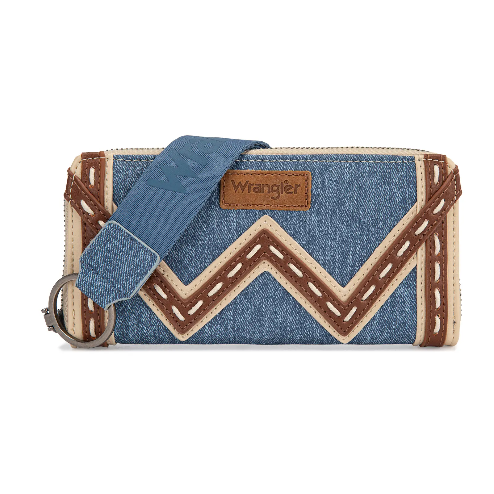 Wrangler Western Chevron Contrast Stitch RFID Wallet Wrangler Western Chevron Contrast Stitch RFID Wallet