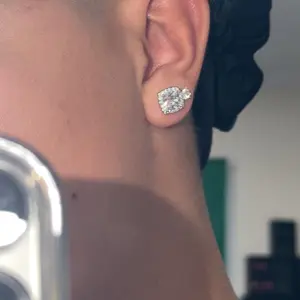 S925 Silver Moissanite Stud Earrings - Classic &Fashion Ear Jewelry Perfect Birthday Mother'sDay Unisex Gift for Men Women Wedding Set