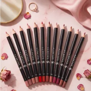 12-Pack Matte Lip Liner Set, Smooth Application, Nude Shades, Ideal for Daily & Special Occasions, Long-Lasting Finish, Lip Liner Kit