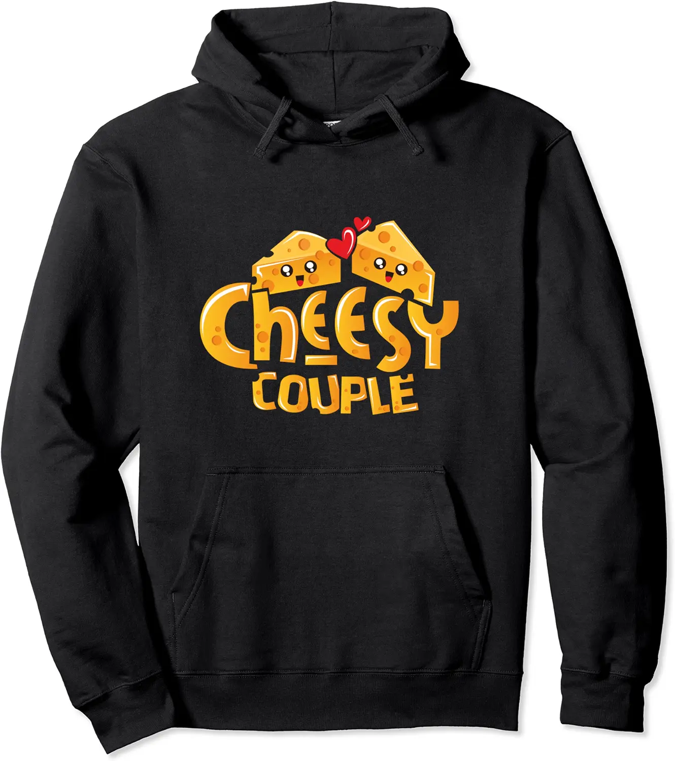 Cheesy Couple for Boyfriend Girlfriend Friend Pullover Hoodie - Abigaillou Shop 44B07Z5Q95T3