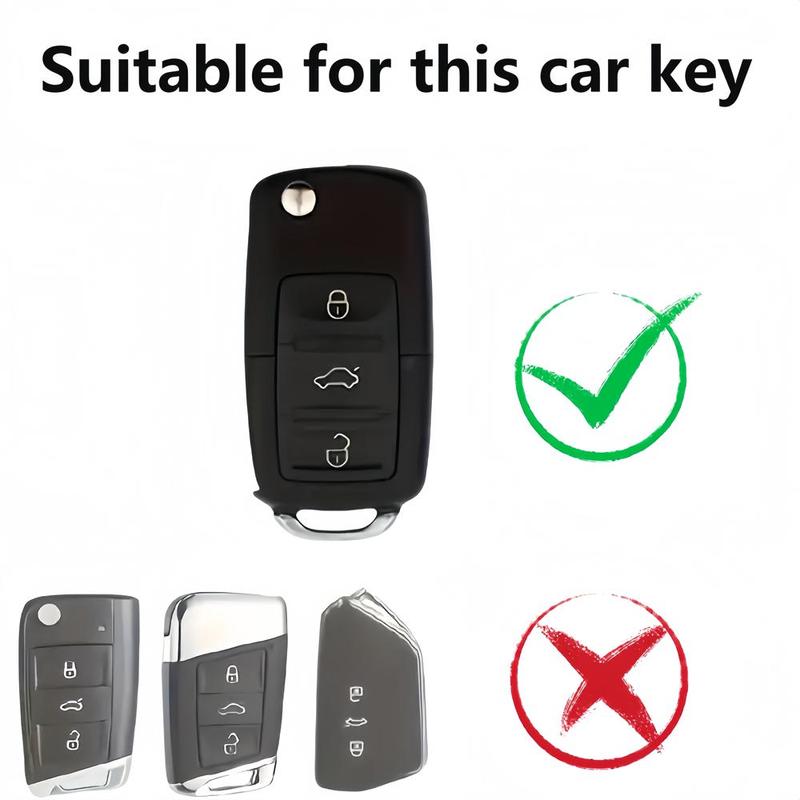 Car Key Case, Smart Car Key Protector, Car Key Accessory, Key Cases for Volkswagen VW Magotan Golf 4 3 5 6 MK6 Passat Touran Bora Tiguan Jetta Lavida Skoda Octavia