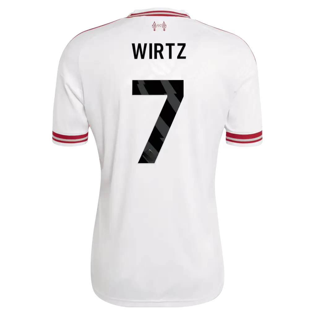 Unisex Soccer Shirt Wirtz 2025/26 Away Stadium Replica Jersey - Red Live