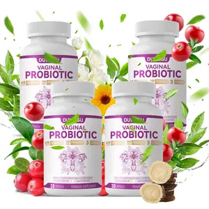 Cranberry Probiotic Capsules for Women's Health & Body Balance - Targeting Body Odor with Probiotics