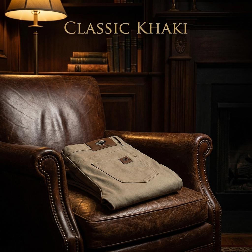 Corduroy 5 Pocket Jeans Khaki