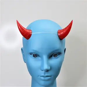 Medium Demon Queen Horns Oni ogre cosplay headband for Cosplay, Festivals, costume, devil, gothic, rave, halloween, uv reactive
