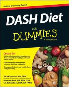 USED Book - DASH Diet for Dummies by Samaan, Sarah (Paperback) - english
