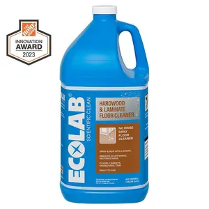 1 Gal. Hardwood and Laminate Floor Cleaner, Advanced No-Rinse Solution Safe for Wood Laminate, Marble, Granite and Vinyl