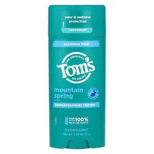 Tom's of Maine Aluminum Free Deodorant, Mountain Spring, 3.25 oz (92 g)