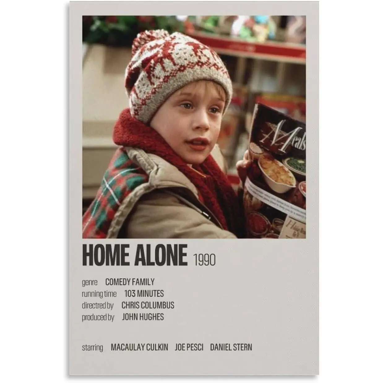 Home Alone Christmas Series Movie Poster (12) Posters Wall Art Painting Canvas Living Room Prints Bedroom Decor Poster Artworks