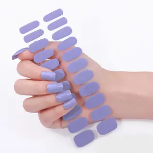 No Bake Gel Nail Strips- Lilac