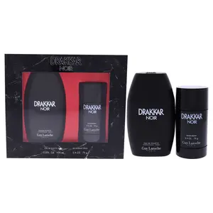 Drakkar Noir by Guy Laroche for Men - 2 pc Gift Set 3.4 oz EDT and 2.5 oz Deodorant Stick Drakkar Noir by Guy Laroche for Men - 2 pc Gift Set 3.4 oz EDT and 2.5 oz Deodorant Stick
