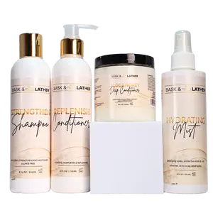 Bask and Lather Wash Day Bundle hair loss -  Shampoo Conditioner Rosemary