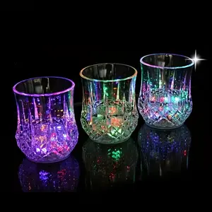 One Glow-in-the-Dark Party Mug Colorful LEDllluminated Beer Mug Perfect for Parties BirthdaysChristmas Disco and Valentine's Day