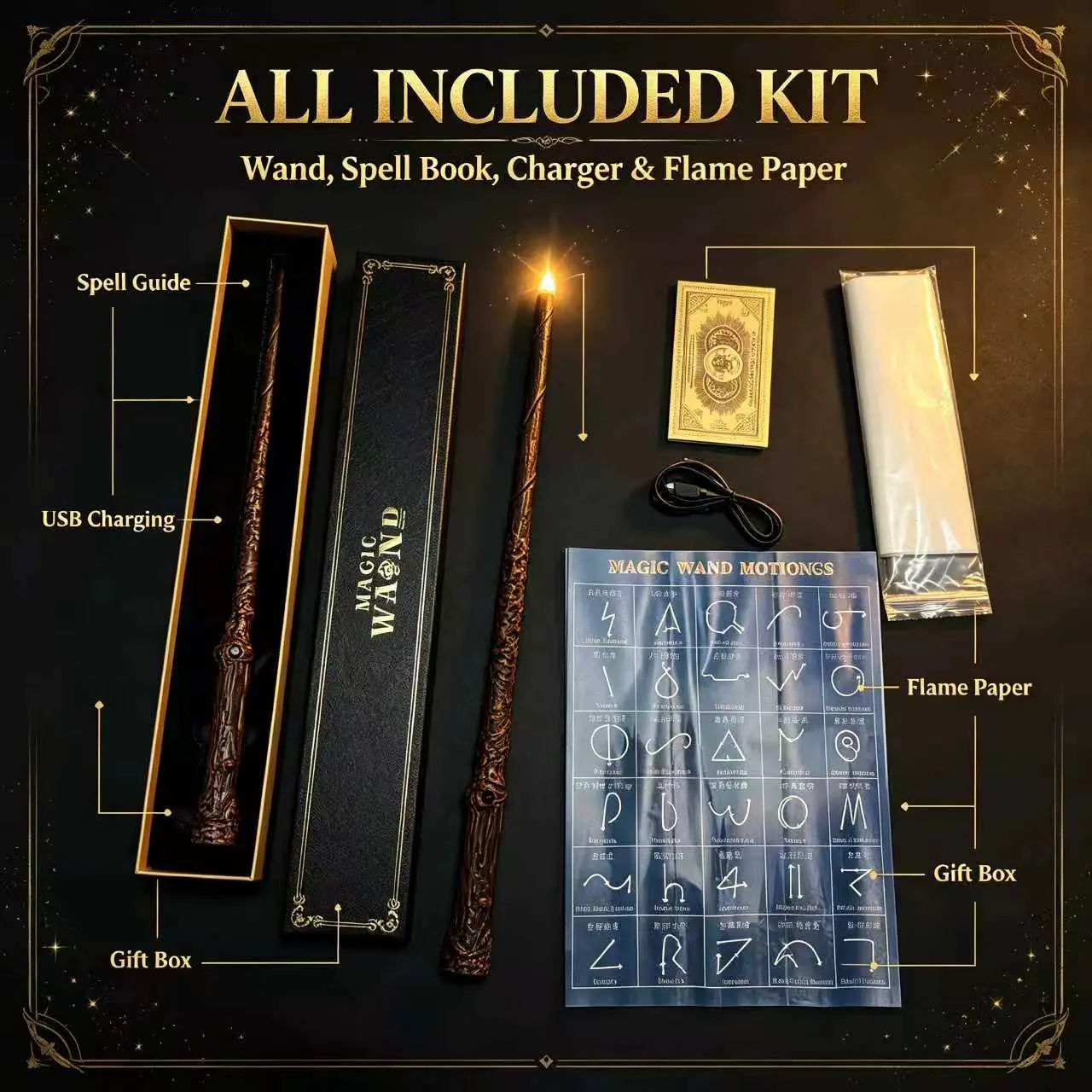 New Spitfire Wand, Witch Role Playing Wand, Wand Series Christmas and Halloween Prop Party Supplies