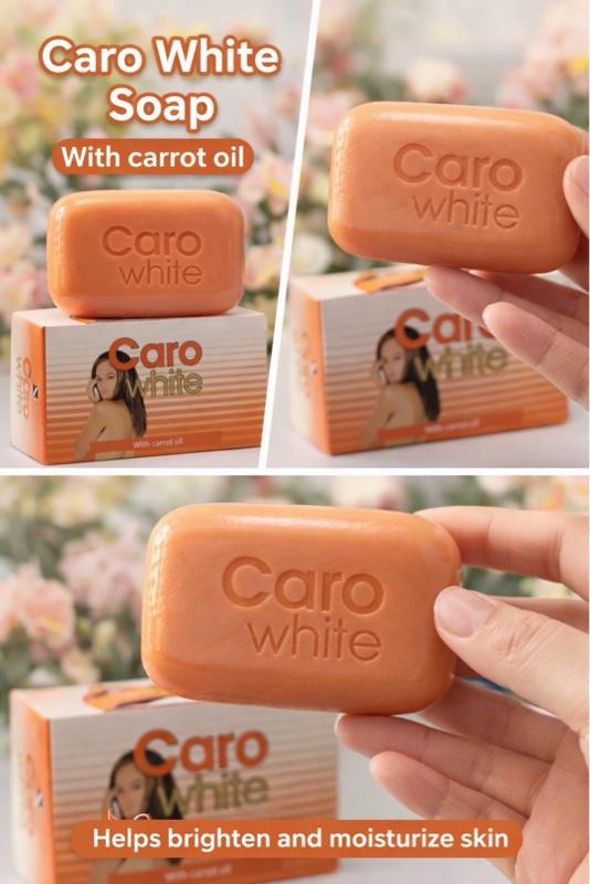 Carowhite Beauty Soap with Carrot Oil for Deep Cleansing.   - Perfect for Daily Use & Smooth Skin