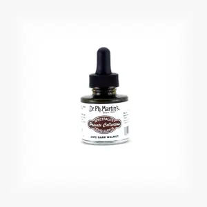 Dr. Ph. Martin's Spectralite Private Collection Liquid Acrylics (20PC) Arcylic Paint Bottle, 1.0 US fl oz, Dark Walnut, 1 Bottle