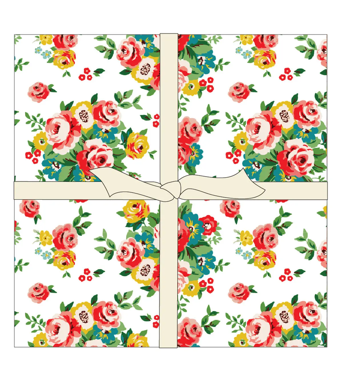 Fabric Poppie Cotton Precuts Matilda 42pc 10" Squares MA25125