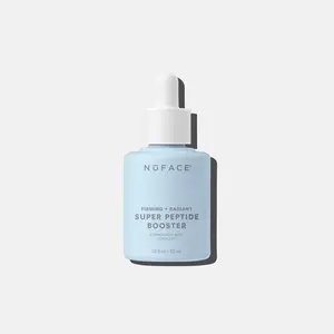 NUFACE Super Peptide Booster Face Serum - Skin Firming Peptide Serum for Fine Lines and Wrinkles - IonPlex Skin Care to Smooth, Hydrate & Enhance your NuFACE Microcurrent Facial Device Results (1 oz)