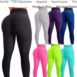 Bubble Butt lift push up Legging Womenswear Bottom High Waist Breathable Comfort Fit