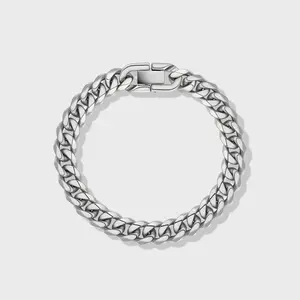 Cuban Link Bracelet (Silver) - 8mm