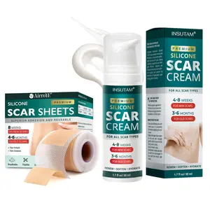 Silicone Scar Sheets(1.6"x 120" Roll-3M), Scar Tape for Surgical Scars, Healing Keloid, C-Section, Tummy Tuck, Silicone Scar Gel for Stretch Mark