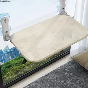 Cat Hammock Window Seat with Super Suction Cups, Removable and Washable Cat Swing Bed for Sunbathing, Glass Windowsill Hanging Cat Bed for Indoor Cats, Comfortable Pet Resting and Lounging Furniture