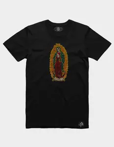 HASTA MUERTE Rhinestone Mary Mens Tee