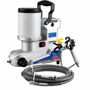 RLIRUN Airless Paint Sprayer 2.5 L/Min High Flow 0.5 Gallon Tank 3 Adjustable Speeds Durable 16 ft Hose 25-Piece Kit for DIY Projects summervibes☀️