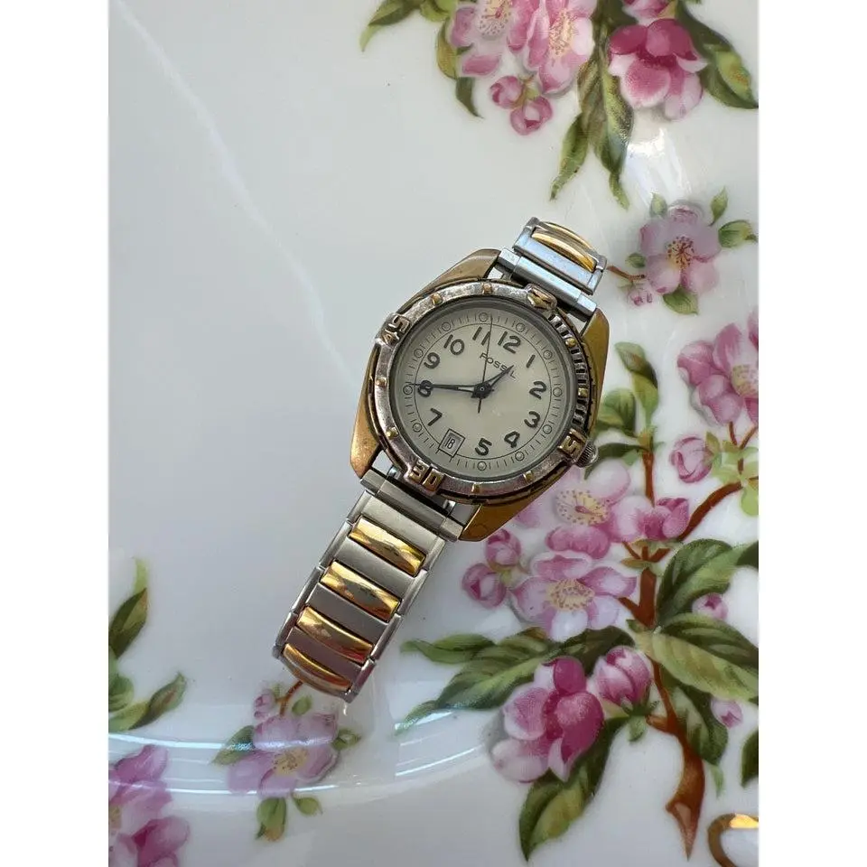 Fossil Two Toned Watch Fossil Two Toned Watch
