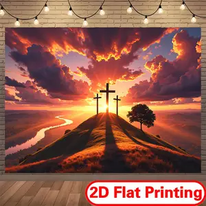 Soft Polyester Multi-Size Backdrop Cloth - Festive & Home Supplies Banners, Room Decoration, Outdoor Event Background (Various Dimensions Optional)