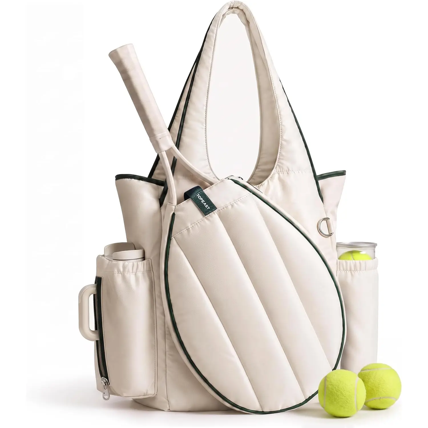 Tennis Bag for Women, Quilted Tennis Racket Backpack