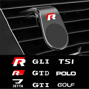 Magnetic L-Shaped Car Air Vent Phone Holder, Vent Mount, Universal Design, Strong Magnetic Grip, Anti-Slip, Shock-Resistant, for Volkswagen Vw